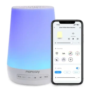 White Noise Sound Machine with 34 Soothing Sleep Sounds & Night Light