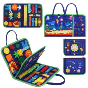 Ocean Themed Felt Sensory Travel Book