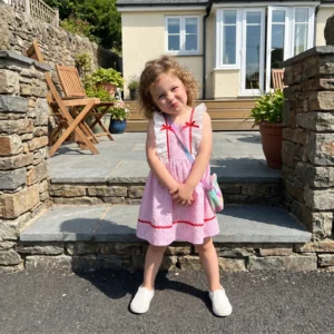 Girl Sleeveless A-Line Dress
