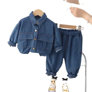 Kids Denim Shirt & Jeans Set