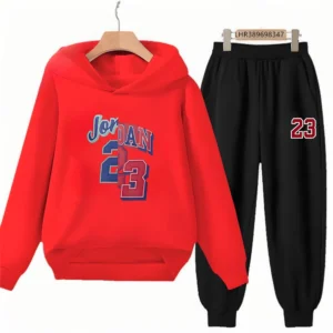 Unisex Kids Hoodie & Sweatpants with Logo