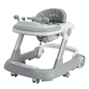 Foldable 2-in-1 Walker with 2 Removable Trays