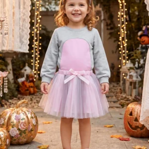 Sweatshirt with Tulle Skirt, Mouse Ears & Tail