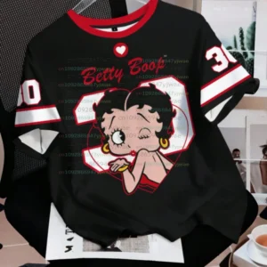 Unisex Child & Adult Team Jersey Style T-Shirt Featuring Betty Boop or Tweety